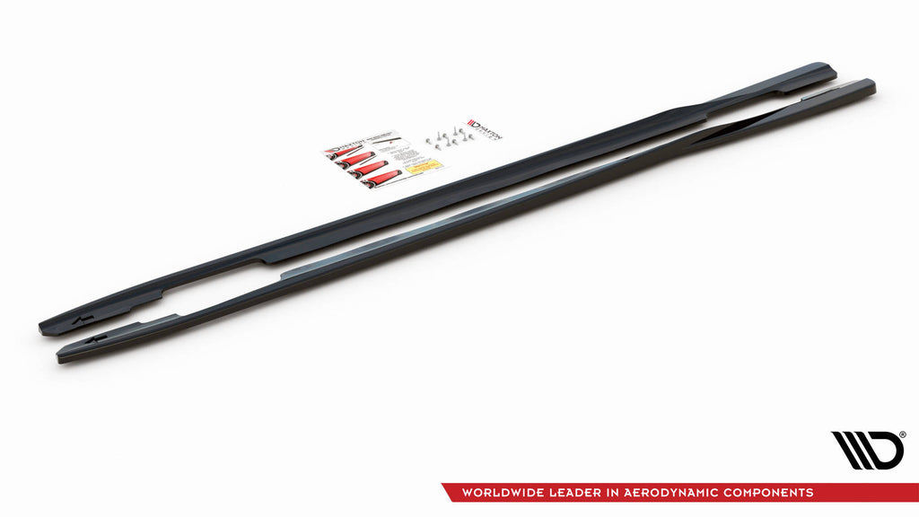 Maxton Design Street+ Seitenschweller Leisten passend für Ford Mondeo ST-Line Mk5 Facelift schwarz Hochglanz