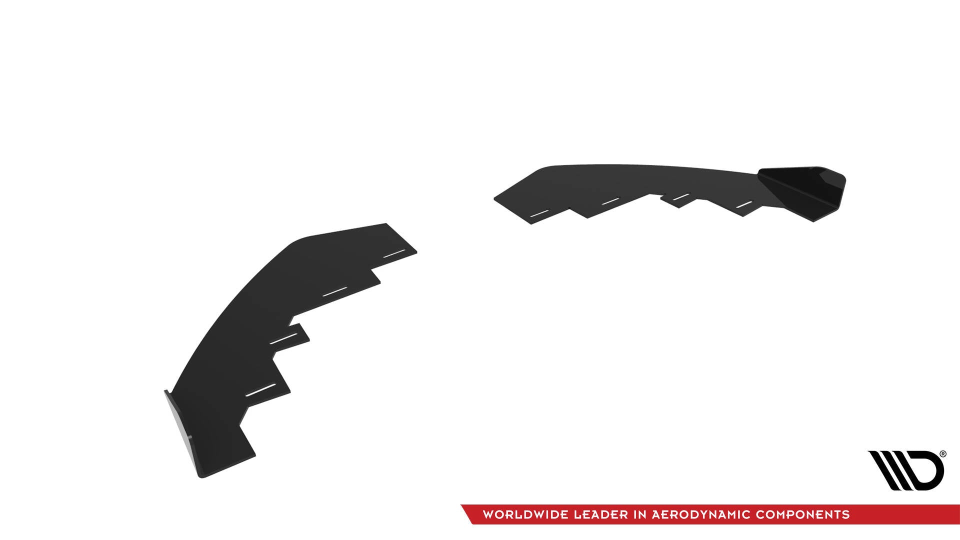 Maxton Design Front Stoßstange Flaps passend für BMW 4er Coupe / Gran Coupe / Cabrio M-Paket F32 / F36 / F33 schwarz Hochglanz