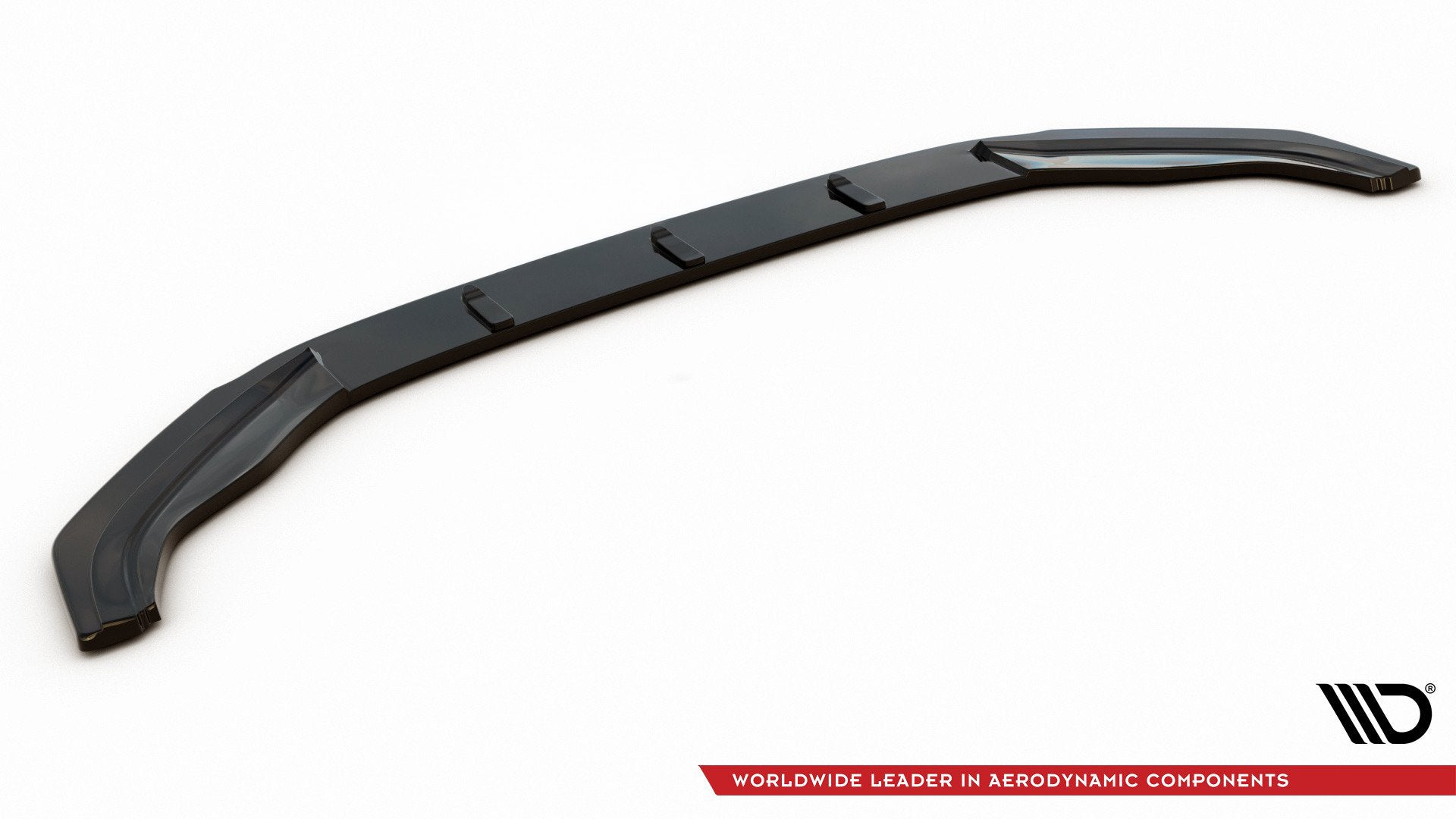 Maxton Design Street+ Spoilerlippe Front Ansatz V.1 passend für VW Golf GTI / GTD Mk7 schwarz Hochglanz