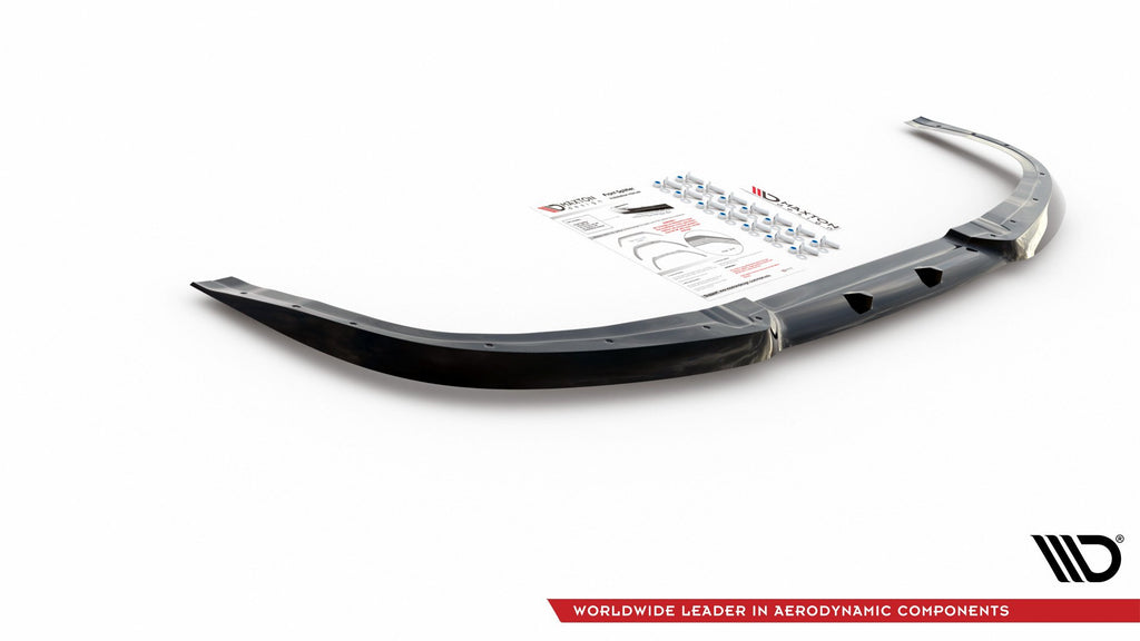 Maxton Design Street+ Spoilerlippe Front Ansatz passend für (Cupra Look) VW Golf IV R32 schwarz Hochglanz
