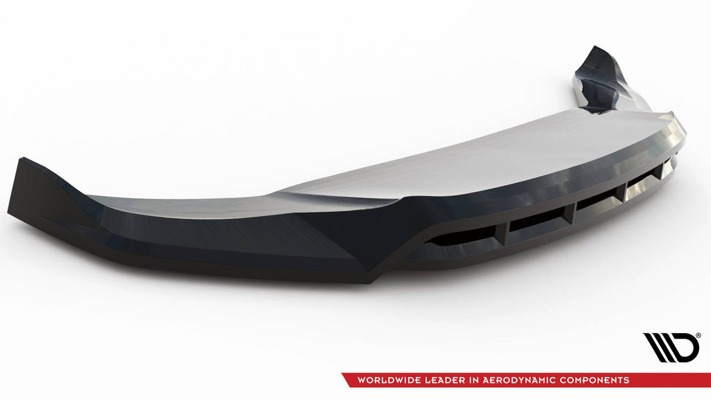 Maxton Design Street+ Spoilerlippe Front Ansatz passend für Maserati Grecale GT / Modena Mk1 schwarz Hochglanz