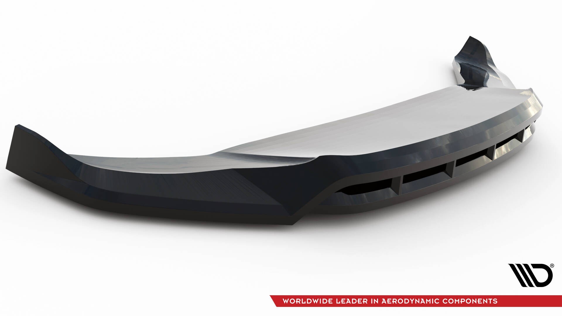 Maxton Design Street+ Spoilerlippe Front Ansatz passend für Maserati Grecale GT / Modena Mk1 schwarz Hochglanz