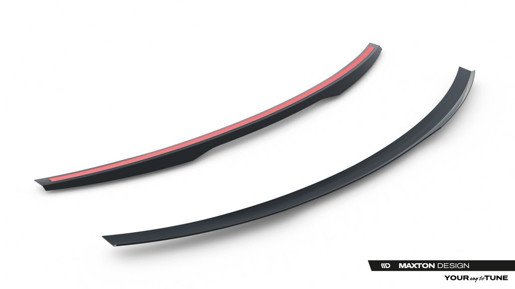 Maxton Design Spoiler CAP passend für Mercedes-AMG GT R C190 Facelift schwarz Hochglanz
