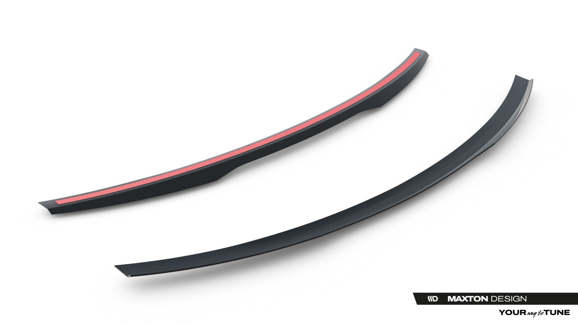 Maxton Design Spoiler CAP passend für Mercedes-AMG GT R C190 Facelift schwarz Hochglanz