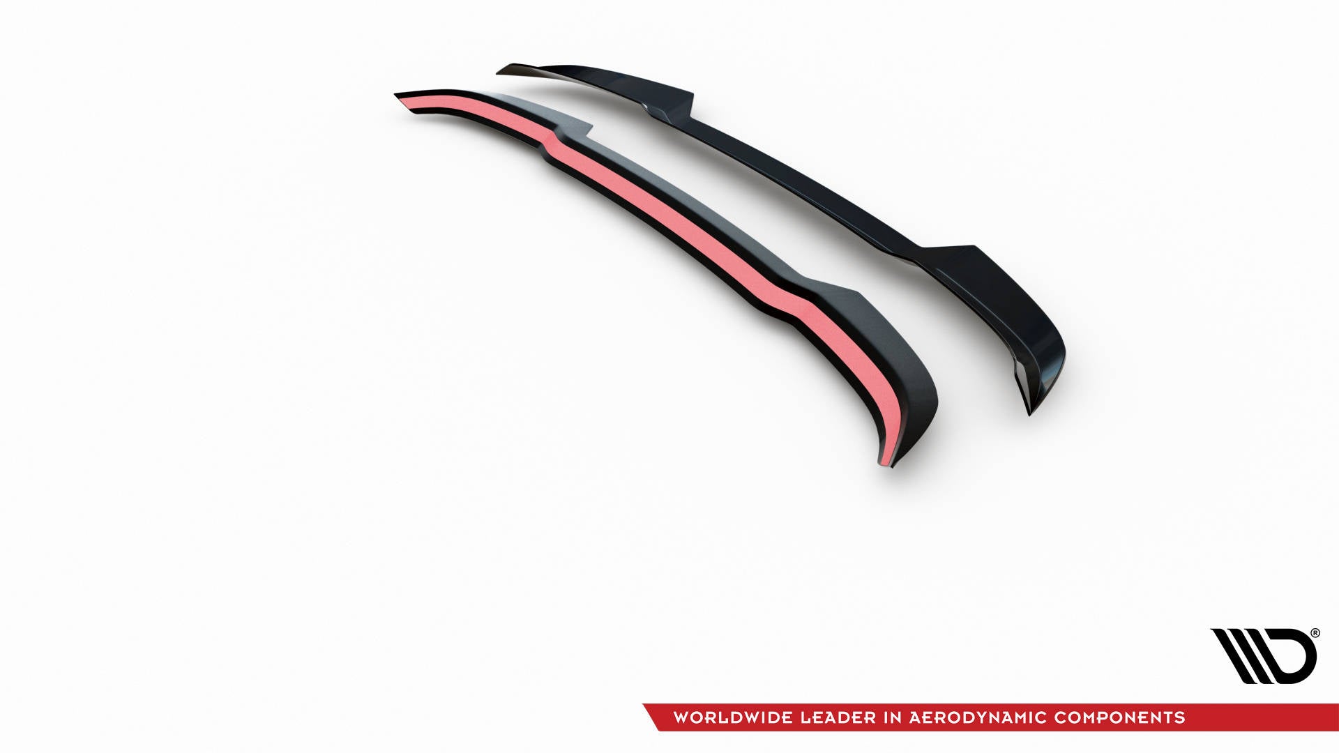 Maxton Design Spoiler CAP passend für Audi Q5 S-Line SUV Mk2 Facelift schwarz Hochglanz