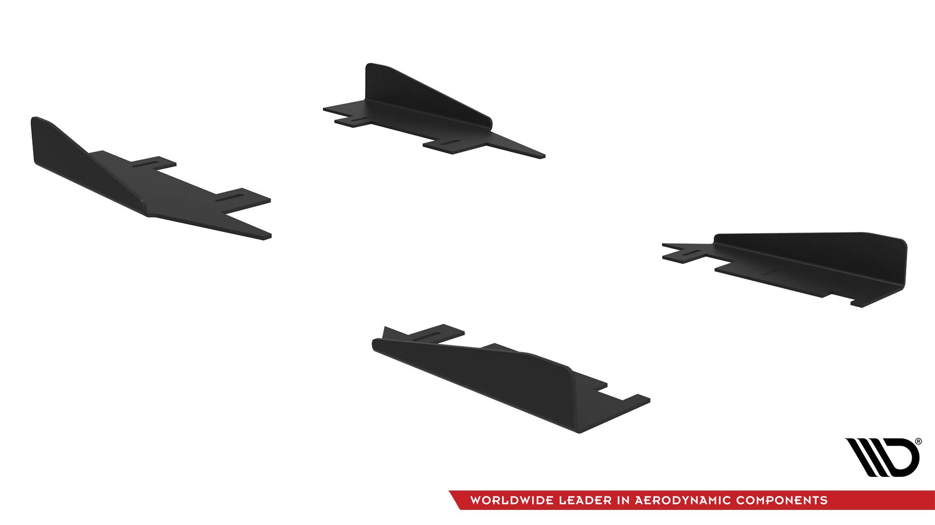 Maxton Design Side Flaps Audi A7 S-Line C7 Schwarz Hochglanz