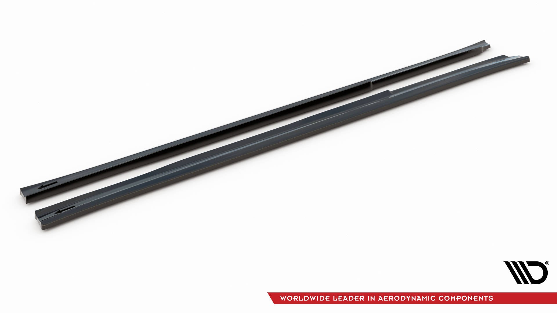 Maxton Design Street+ Seitenschweller Leisten passend für V.1 passend für BMW X3 M40d / M40i / M-Paket G01 schwarz Hochglanz