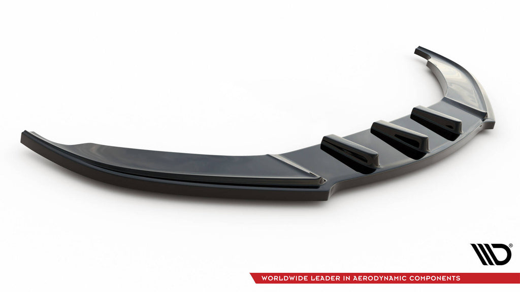 Maxton Design Street+ Spoilerlippe Front Ansatz passend für VW SCIROCCO R schwarz Hochglanz