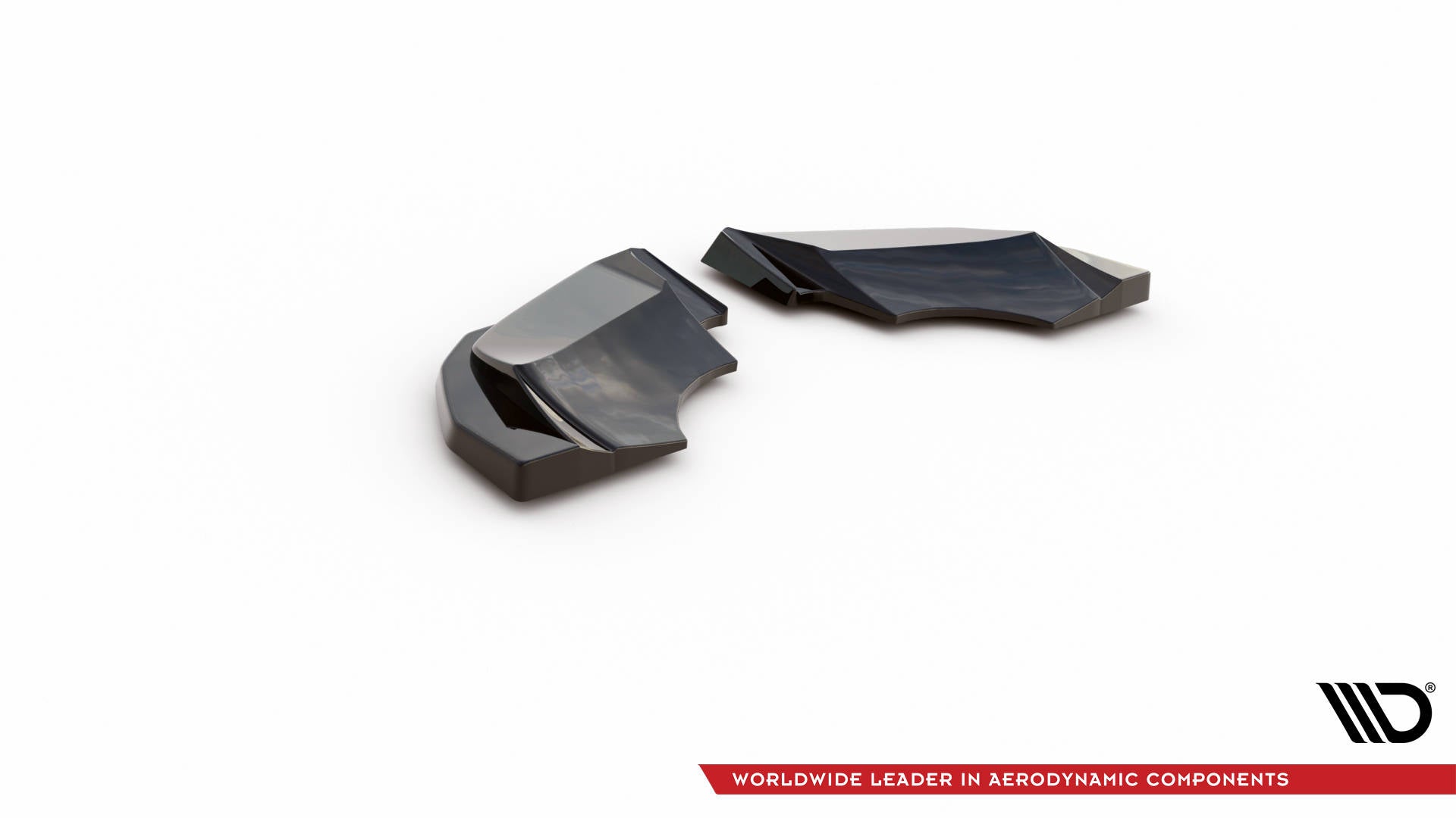 Maxton Design Heck Ansatz Flaps Diffusor passend für Audi R8 Mk2 Facelift schwarz Hochglanz