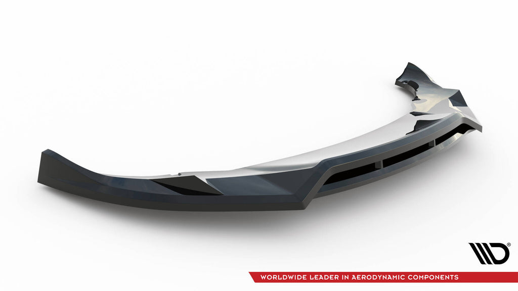 Maxton Design Street+ Spoilerlippe Front Ansatz passend für Cupra Formentor Mk1 Facelift schwarz Hochglanz