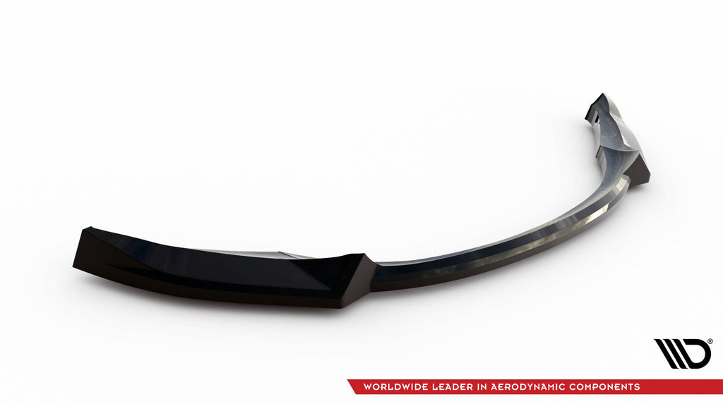 Maxton Design Street+ Spoilerlippe Front Ansatz V.2 passend für Mazda MX5 NC (Mk3) schwarz Hochglanz