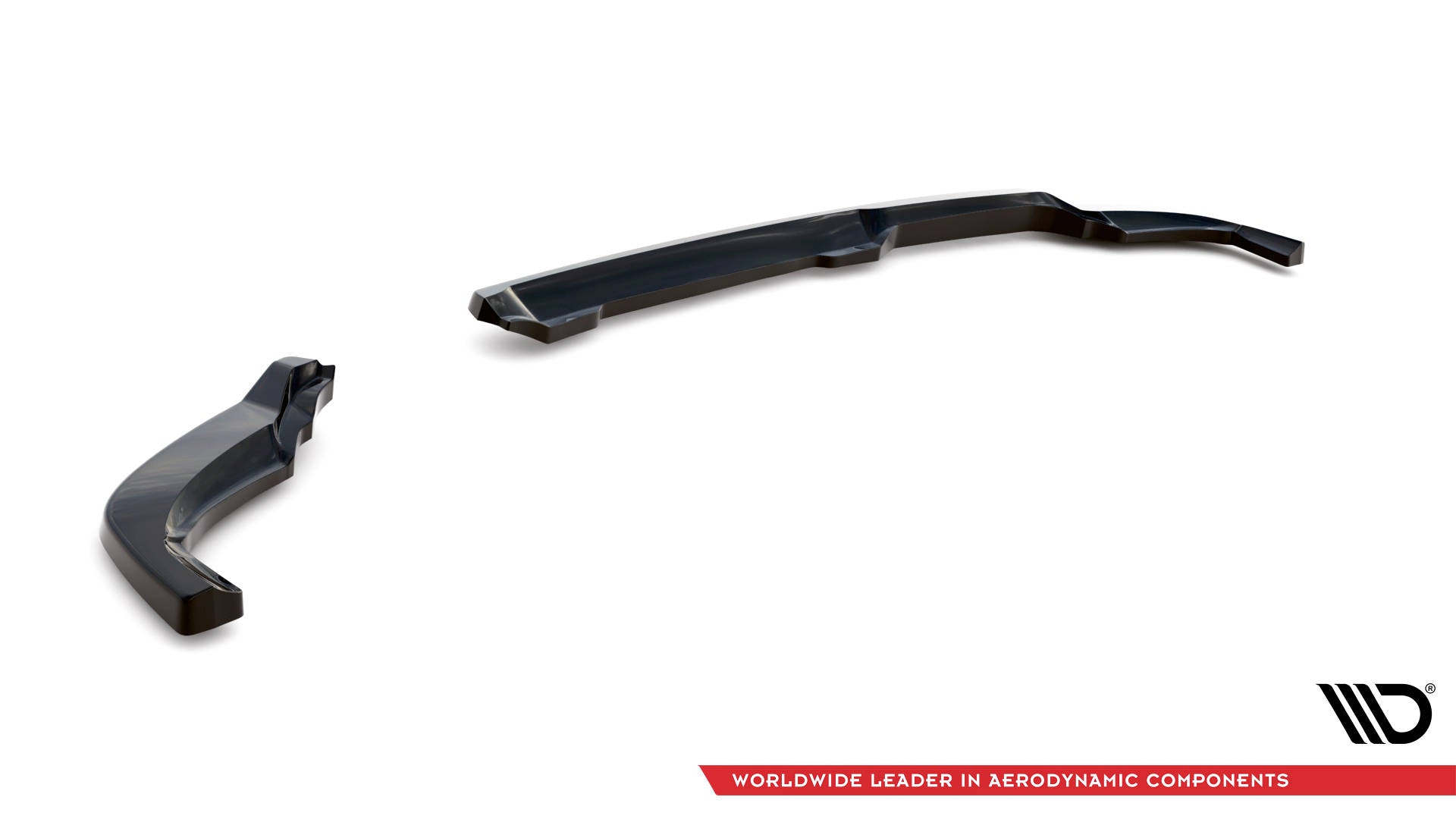 Maxton Design Heck Ansatz Flaps Diffusor passend für Peugeot 208 GTi Mk1 schwarz Hochglanz