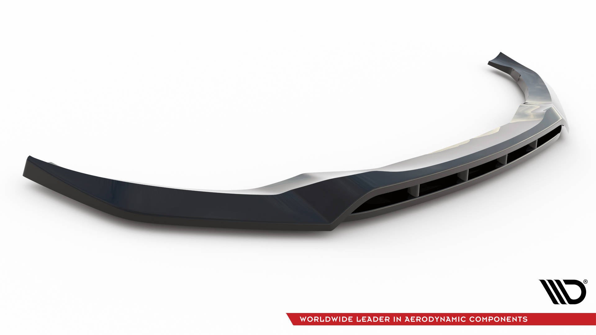 Maxton Design Street+ Spoilerlippe Front Ansatz passend für BMW 6er GT M-Paket G32 schwarz Hochglanz