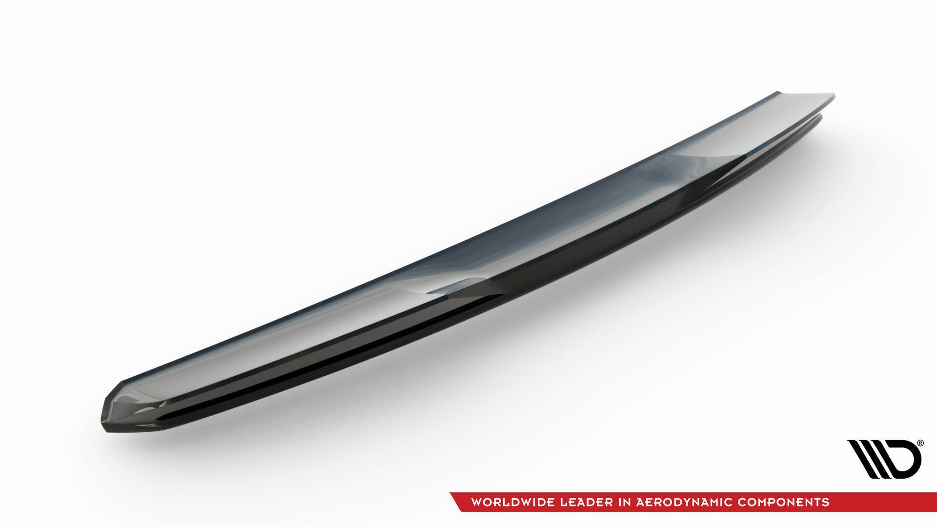 Maxton Design Höher Spoiler CAP 3D passend für Audi Q8 / SQ8 / Q8 S-Line Mk1 schwarz Hochglanz