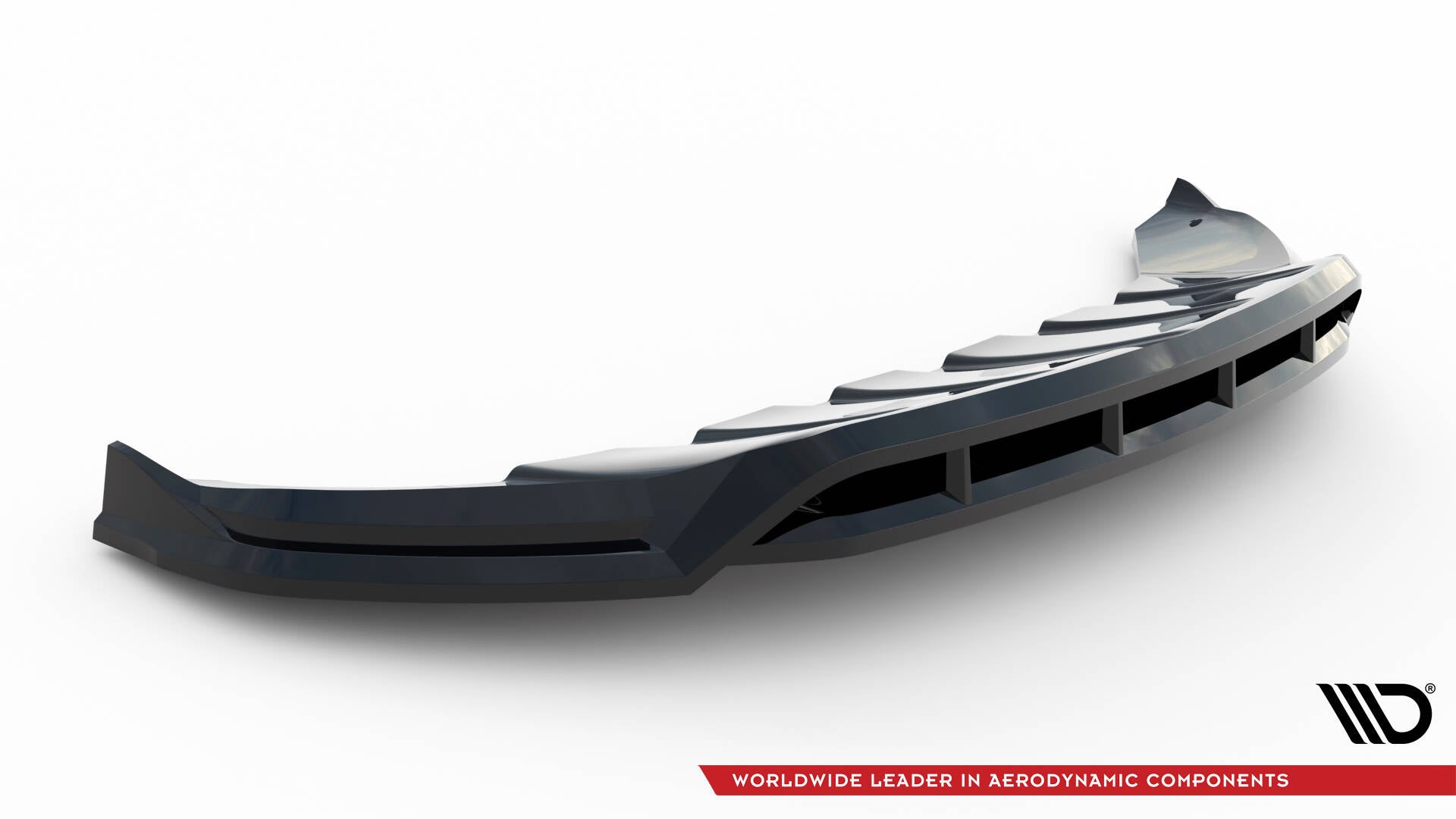 Maxton Design Street+ Spoilerlippe Front Ansatz passend für Bentley Bentayga Mk1 schwarz Hochglanz