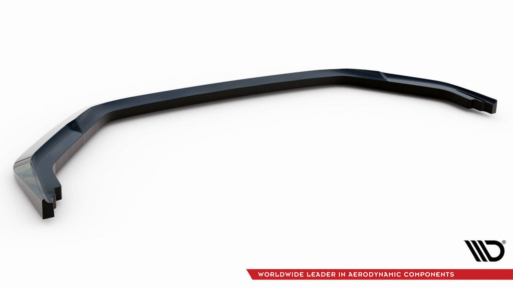 Maxton Design Street+ Spoilerlippe Front Ansatz V.1 passend für Honda Civic Type-R Mk 11 schwarz Hochglanz