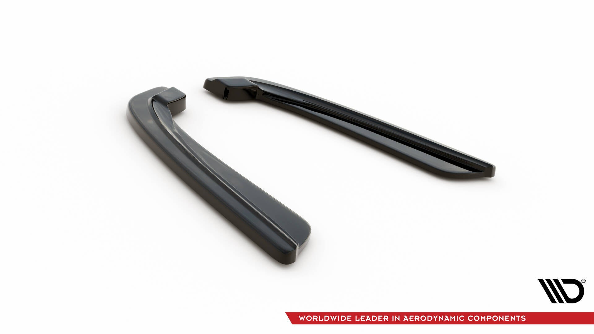Maxton Design Heck Ansatz Flaps Diffusor passend für L + R BMW 5er M-Paket Limousine /Touring F10/F11 (mit zwei Einzel Endstücken) schwarz Hochglanz