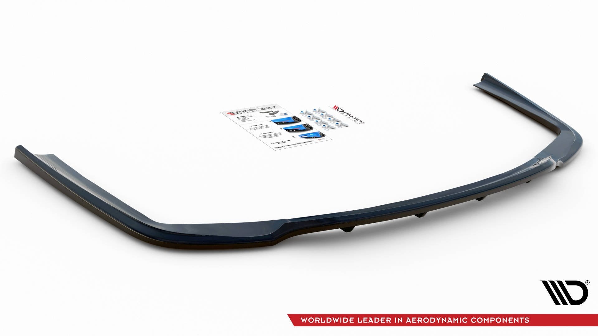 Maxton Design Street+ Mittlerer Diffusor RACE passend für BMW 7 M-Paket G11 /G12 schwarz Hochglanz