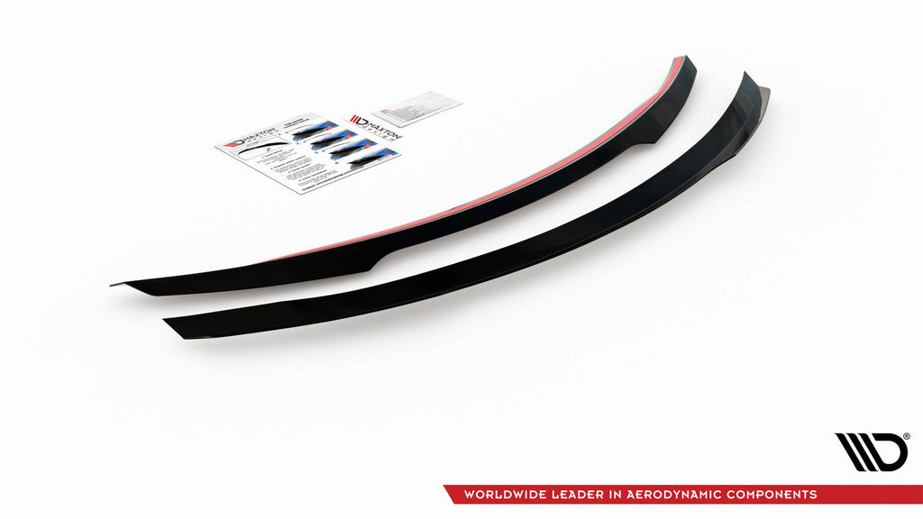 Maxton Design Spoiler CAP für Infiniti Q60 S Mk2 schwarz matt