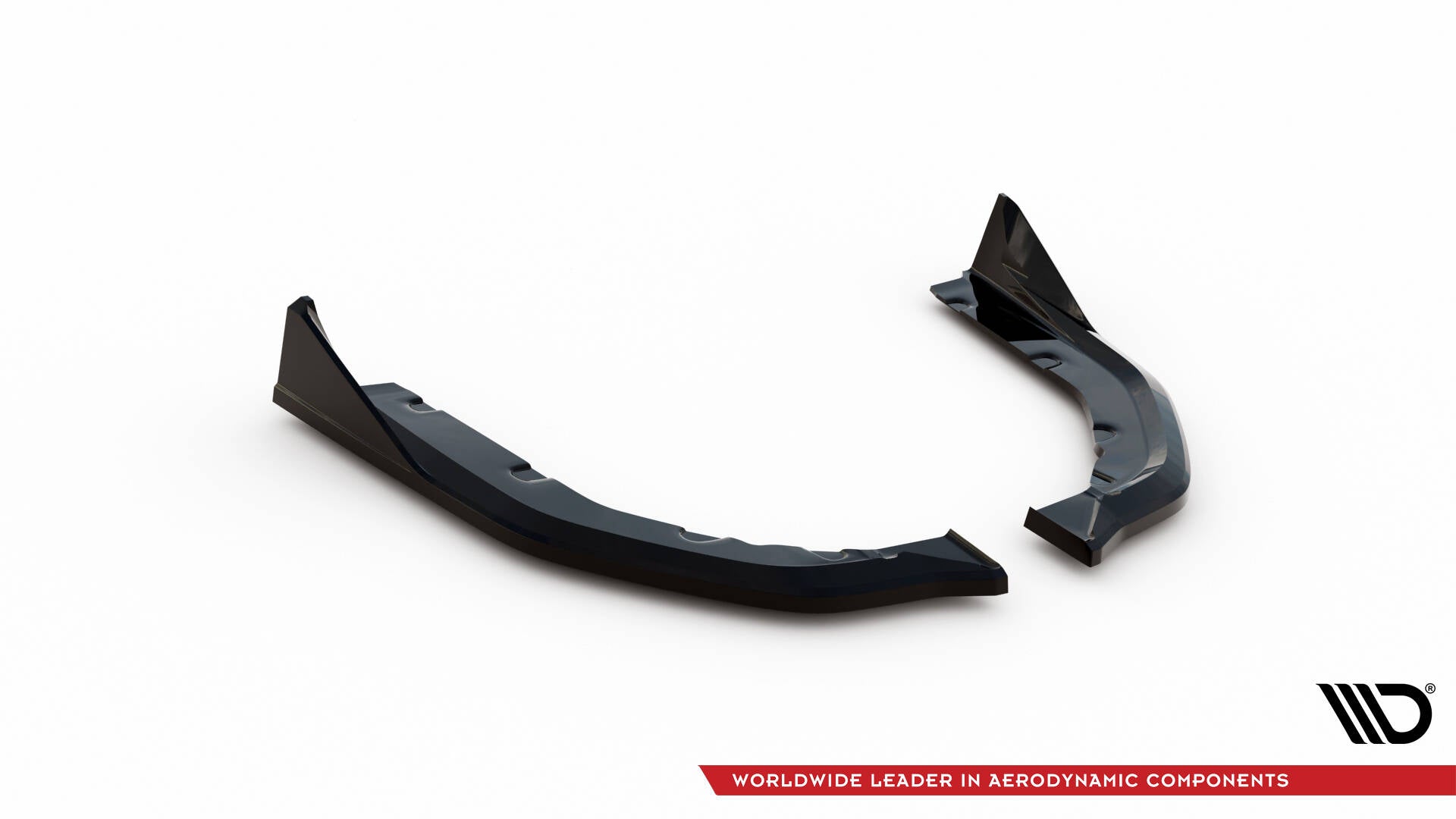 Maxton Design Heck Ansatz Flaps Diffusor V.3 passend für CSL Look BMW M3 Limousine / Touring G80 / G81 schwarz Hochglanz