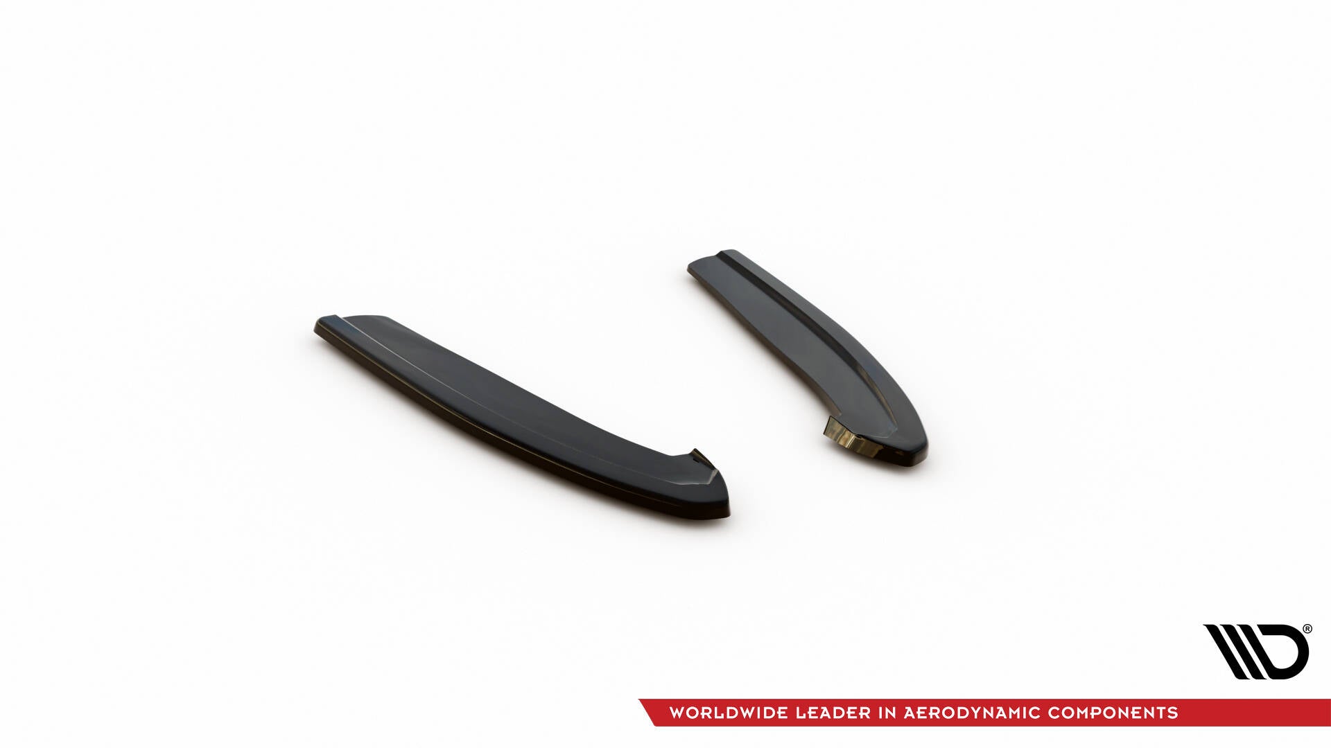 Maxton Design Heck Ansatz Flaps Diffusor V.5 passend für Ford Focus Kombi ST Mk4 schwarz Hochglanz
