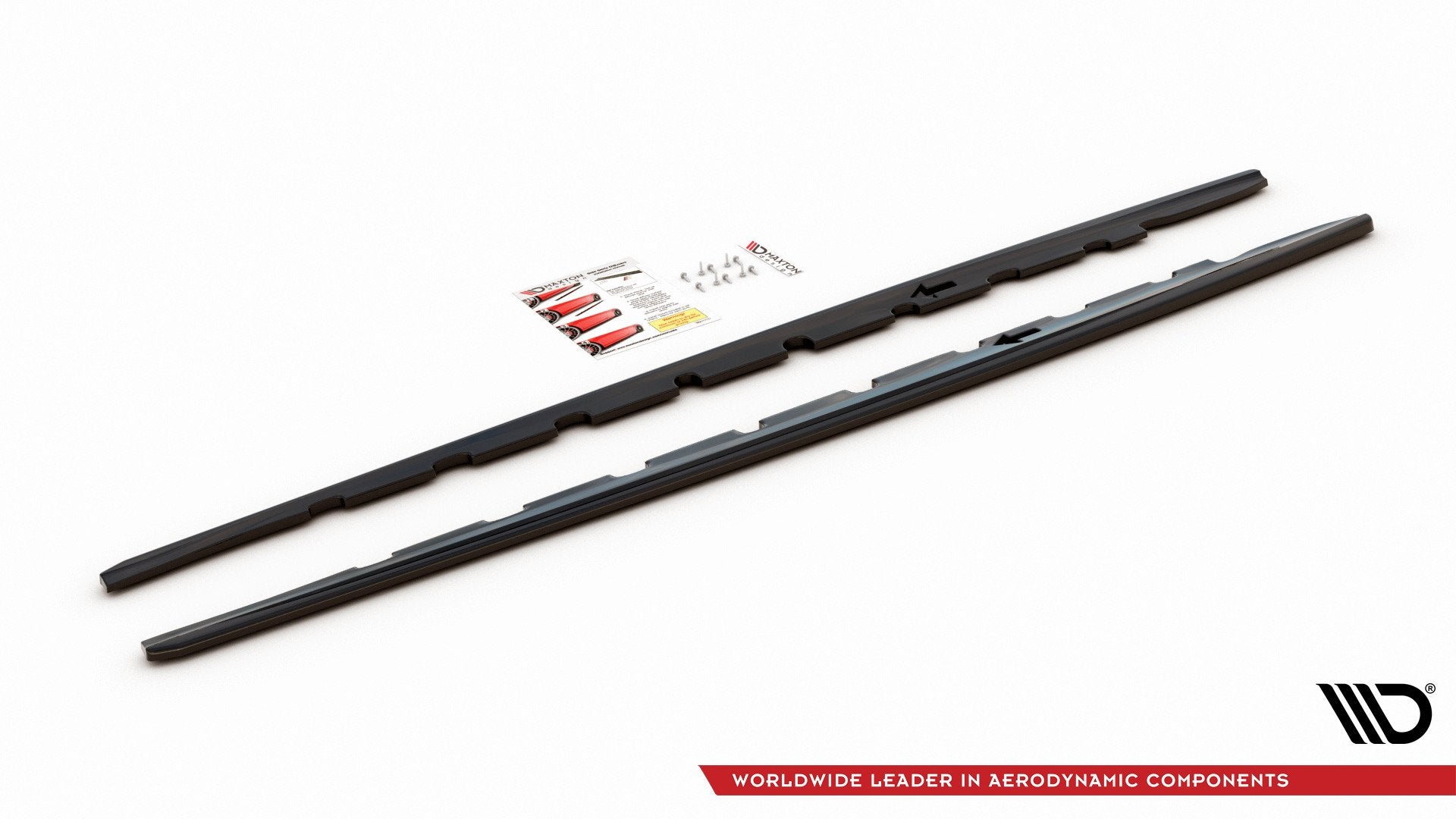 Maxton Design Seitenschweller Ansatz für V.1 für BMW 1er F40 M-Paket/ M135i Carbon Look