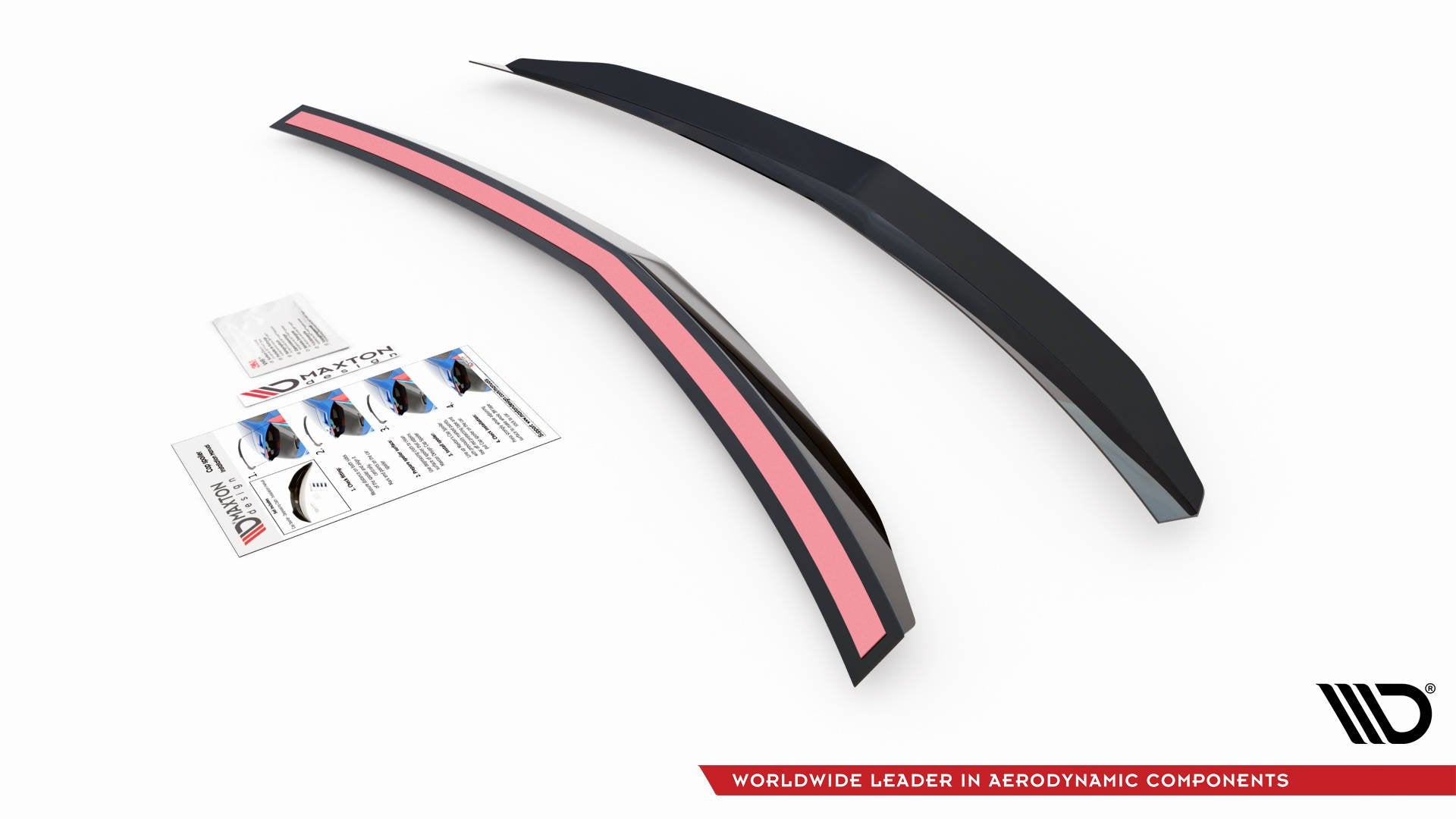 Maxton Design Spoiler CAP passend für Mercedes-Benz E63 AMG / AMG-Line / Standard Limousine W212 Facelift schwarz Hochglanz