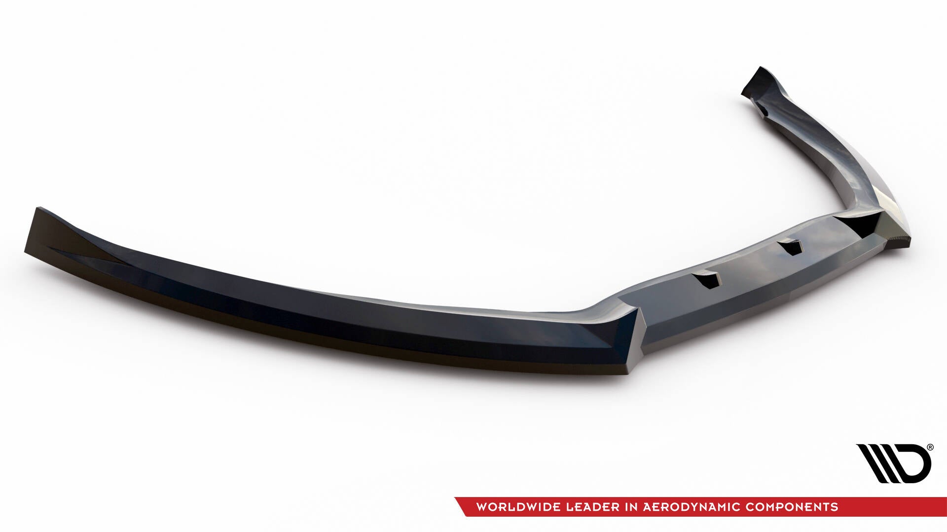 Maxton Design Street+ Spoilerlippe Front Ansatz V.2 passend für Ford Mondeo ST-Line Kombi Mk4 Facelift schwarz Hochglanz