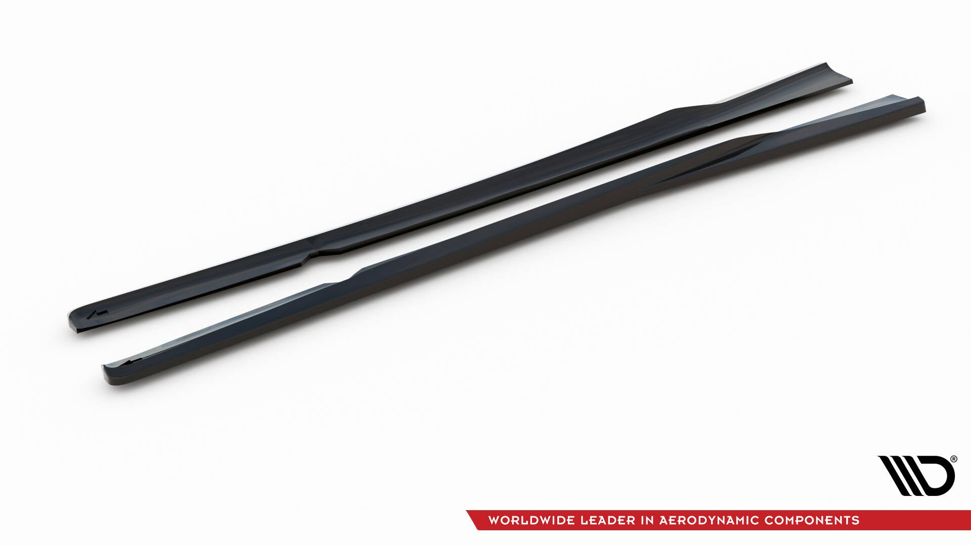 Maxton Design Street+ Seitenschweller Leisten passend für Chevrolet Corvette C5 schwarz Hochglanz