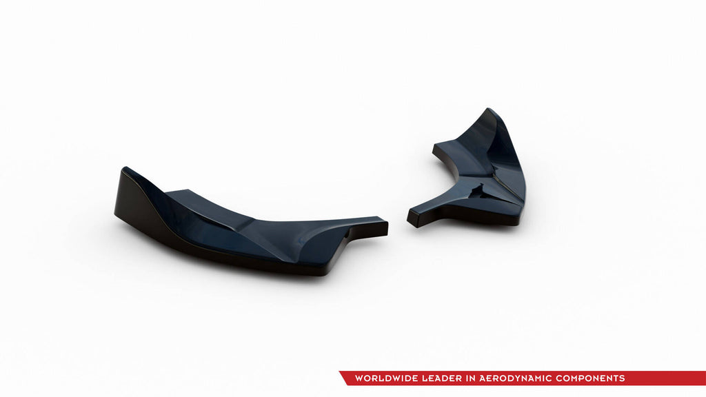 Maxton Design Heck Ansatz Flaps Diffusor V.2 passend für Ford FIesta Mk8 ST schwarz Hochglanz