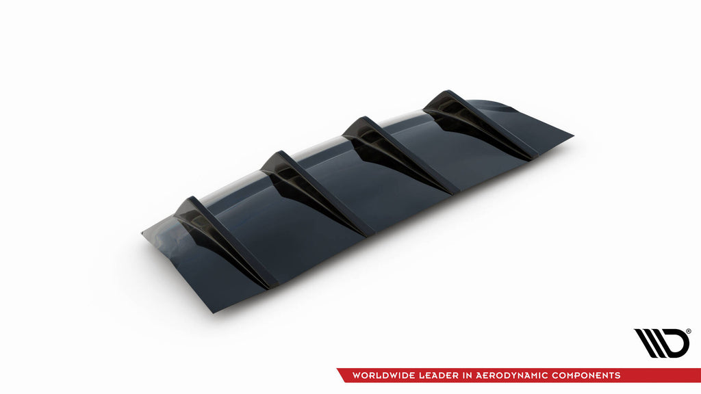 Maxton Design Diffusor Heck Ansatz passend für Porsche Panamera GTS 971 schwarz Hochglanz