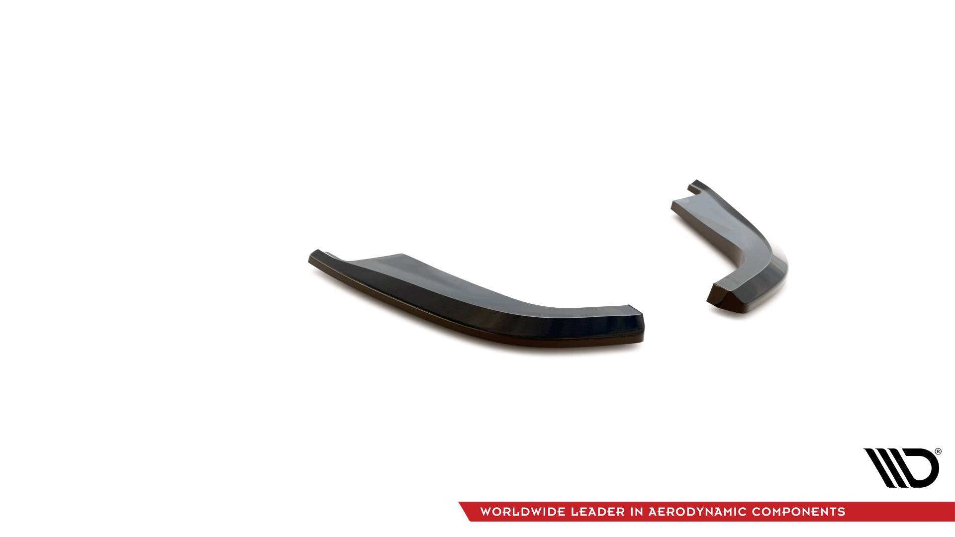 Maxton Design Heck Ansatz Flaps Diffusor passend für Infiniti G37 Coupe schwarz Hochglanz