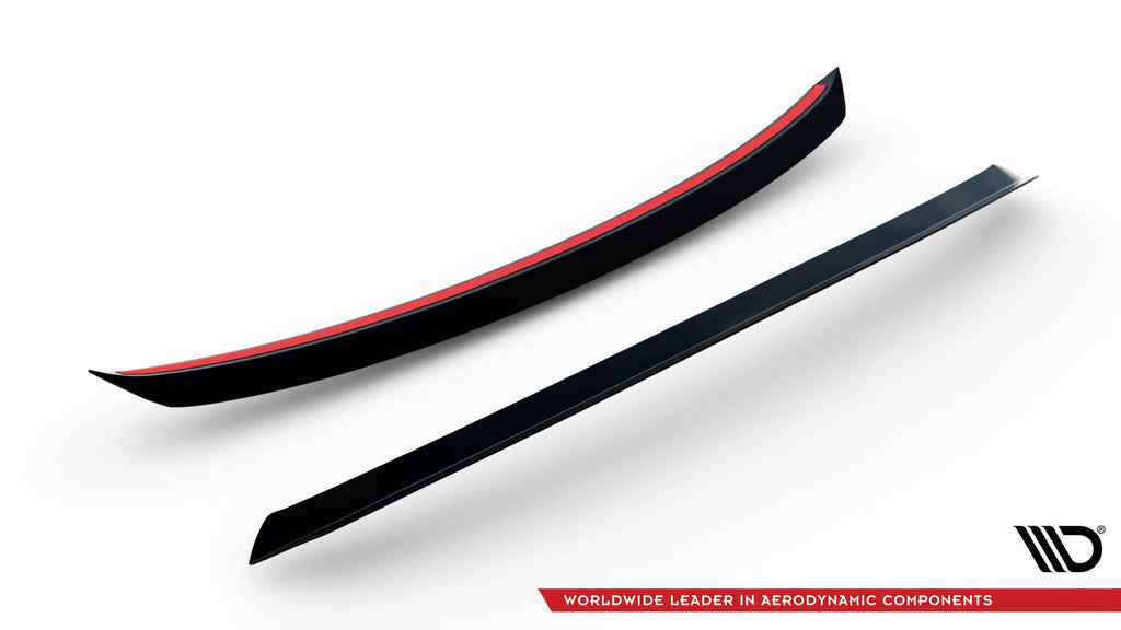 Maxton Design Spoiler CAP passend für HYUNDAI I30 MK3 HATCHBACK schwarz Hochglanz