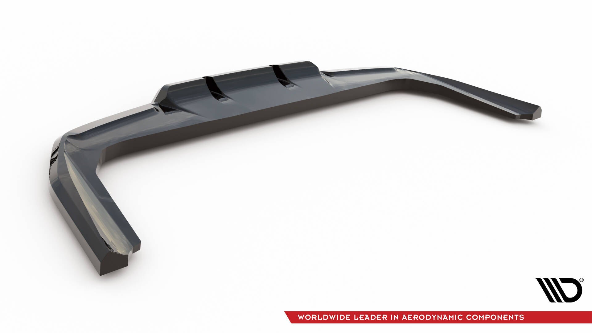 Maxton Design Street+ Mittlerer Diffusor RACE passend für BMW X1 M-Paket U11 schwarz Hochglanz