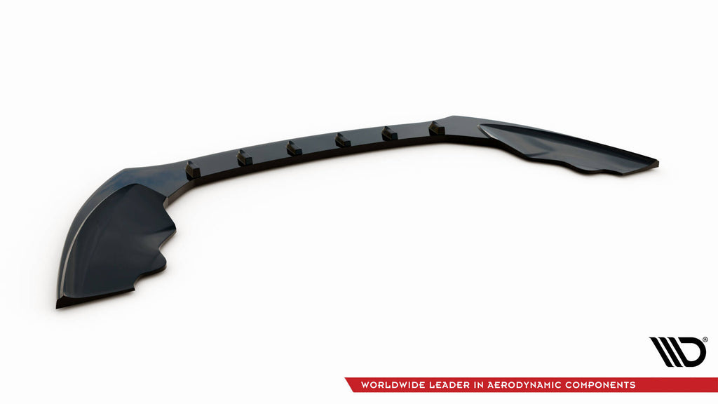 Maxton Design Street+ Spoilerlippe Front Ansatz V.1 passend für Ford Fiesta ST Mk7 FL schwarz Hochglanz