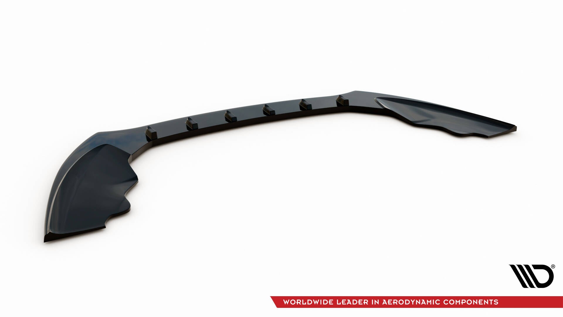 Maxton Design Street+ Spoilerlippe Front Ansatz V.1 passend für Ford Fiesta ST Mk7 FL schwarz Hochglanz