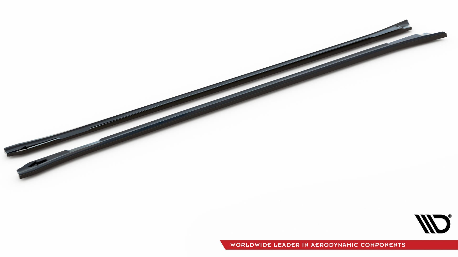 Maxton Design Street+ Seitenschweller Leisten V.2 passend für Porsche Panamera / Panamera Diesel / Panamera Turbo 970 schwarz Hochglanz