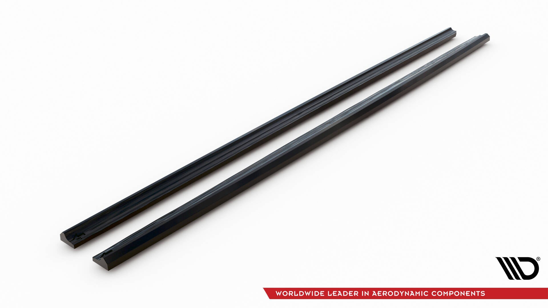 Maxton Design Street+ Seitenschweller Leisten passend für Peugeot Expert l2 /l3 Mk3 schwarz Hochglanz