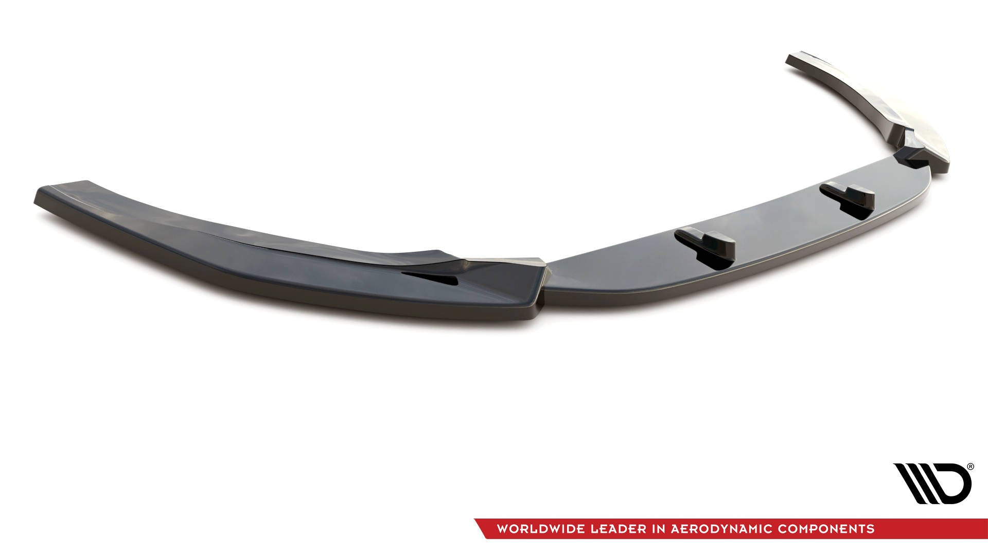 Maxton Design Street+ Spoilerlippe Front Ansatz V.2 passend für Audi RS5 F5 Facelift schwarz Hochglanz