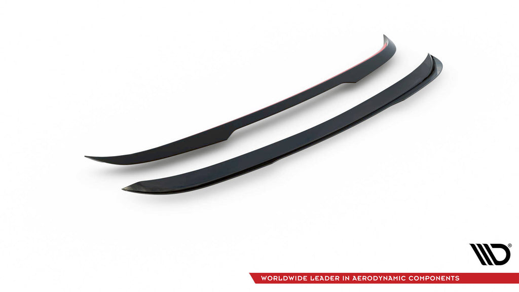 Maxton Design Spoiler CAP V.2 passend für Ford Fiesta ST Mk6 schwarz Hochglanz