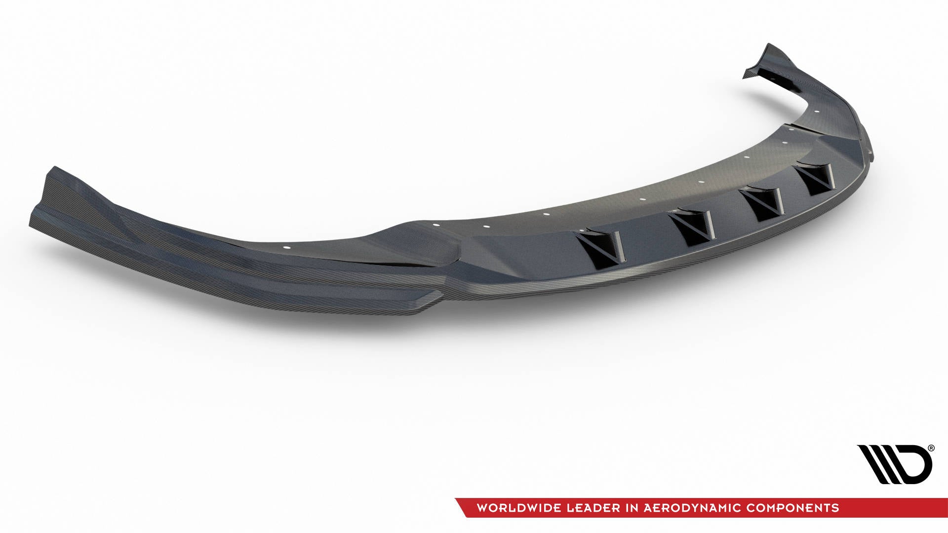 Maxton Design Prepreg Carbon Fiber Street+ Spoilerlippe Front Ansatz passend für BMW 1er M-Paket / M135i / 128ti F40