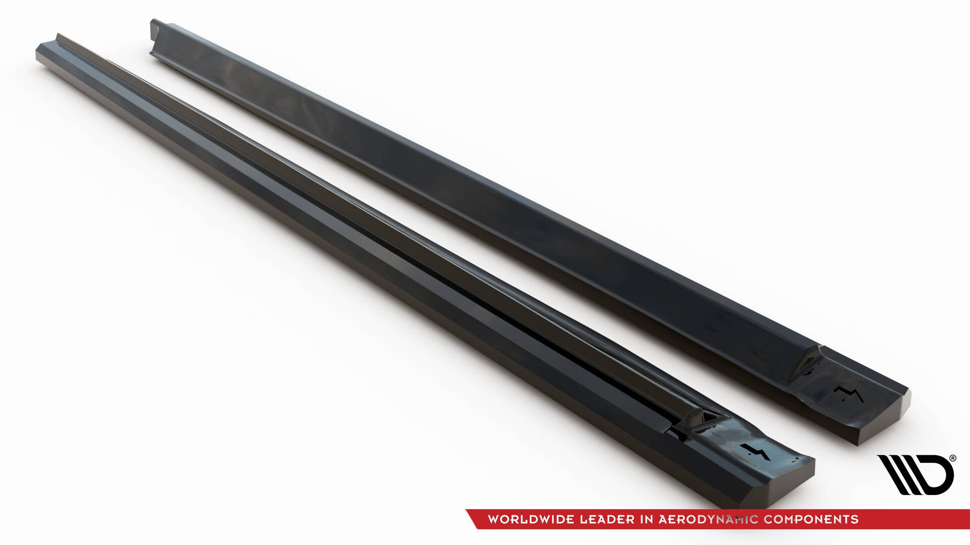 Maxton Design Street+ Seitenschweller Leisten passend für Audi Q7 Mk2 schwarz Hochglanz