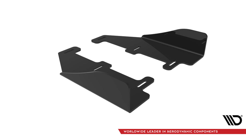 Maxton Design Seitenschweller Flaps passend für Ford Fiesta ST / ST-Line Mk8 schwarz Hochglanz