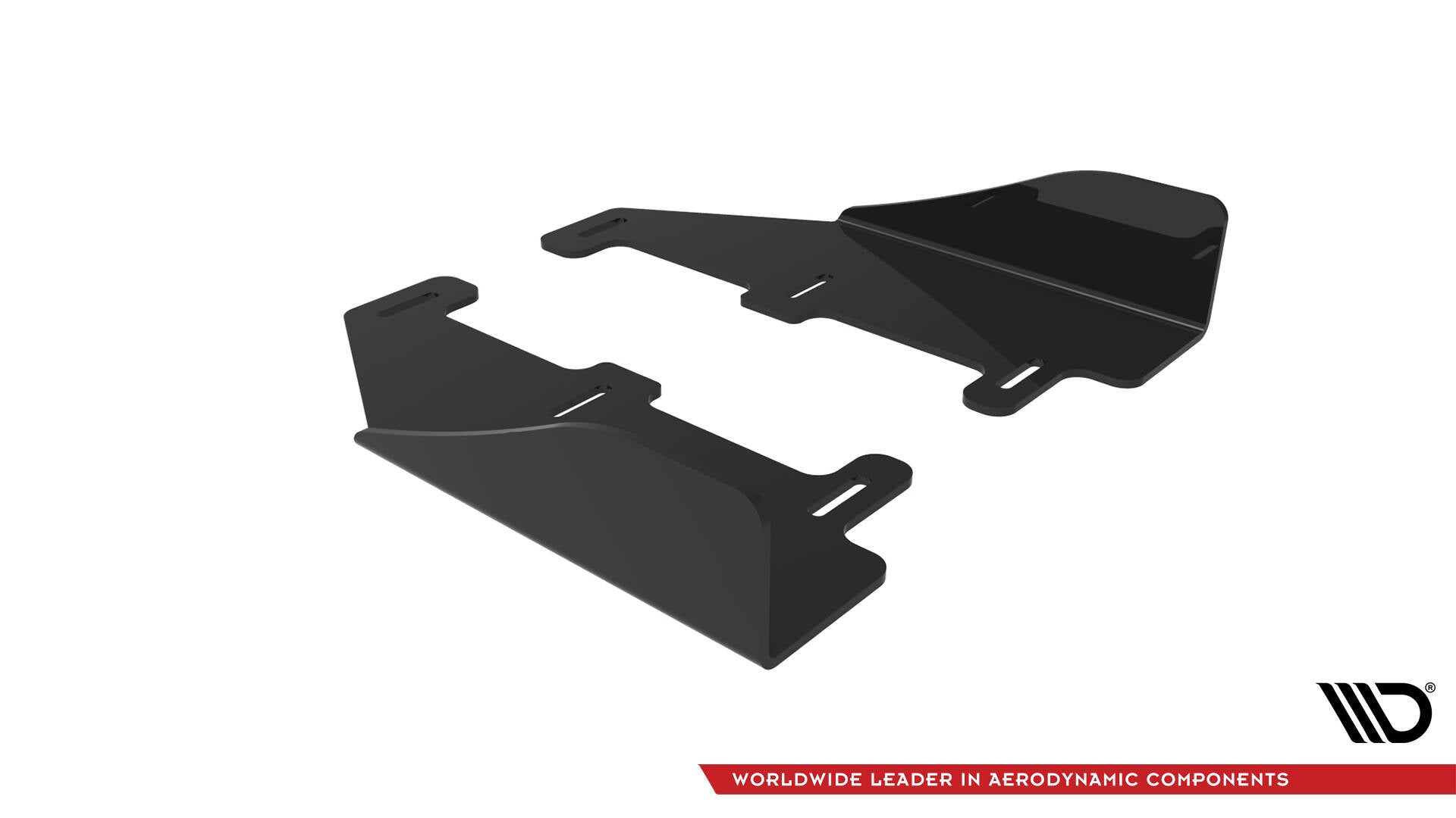 Maxton Design Seitenschweller Flaps passend für Ford Fiesta ST / ST-Line Mk8 schwarz Hochglanz