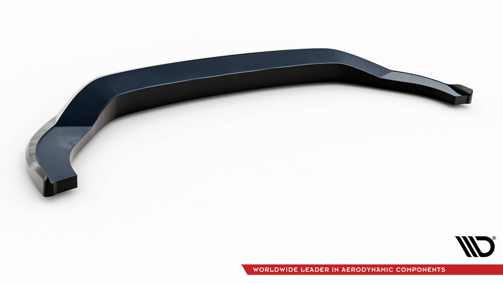 Maxton Design Street+ Spoilerlippe Front Ansatz V.1 passend für VW Multivan T7 schwarz Hochglanz