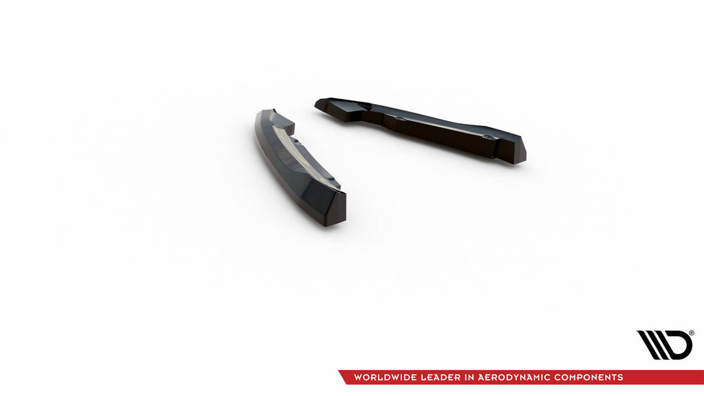 Maxton Design Heck Ansatz Flaps Diffusor V.1 passend für Ford Edge Mk2 schwarz Hochglanz