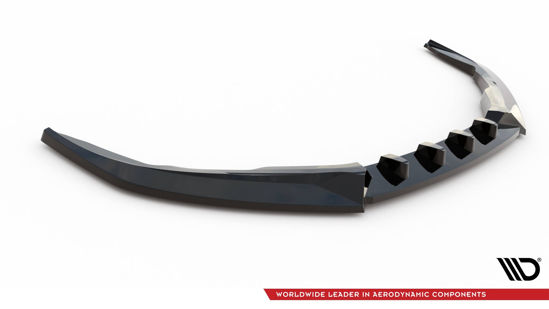 Maxton Design Street+ Spoilerlippe Front Ansatz V.1 passend für Porsche 718 Cayman 982c schwarz Hochglanz