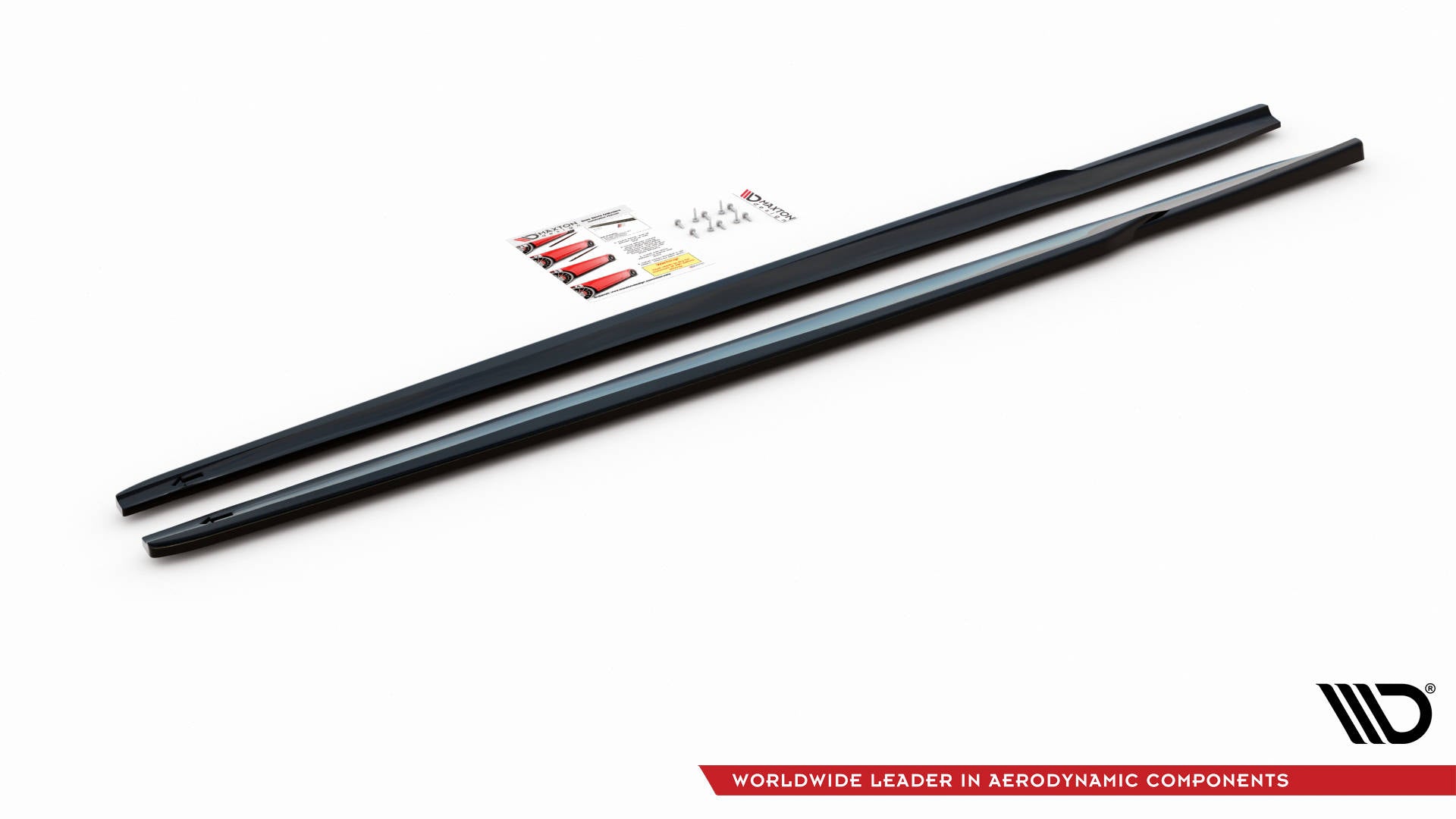 Maxton Design Street+ Seitenschweller Leisten passend für V.1 passend für BMW 2 Gran Coupe M-Paket / M235i F44 schwarz Hochglanz
