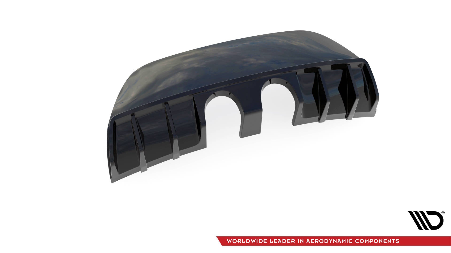 Maxton Design Diffusor Heck Ansatz passend für Seat Leon Cupra/ FR Mk2 schwarz Hochglanz