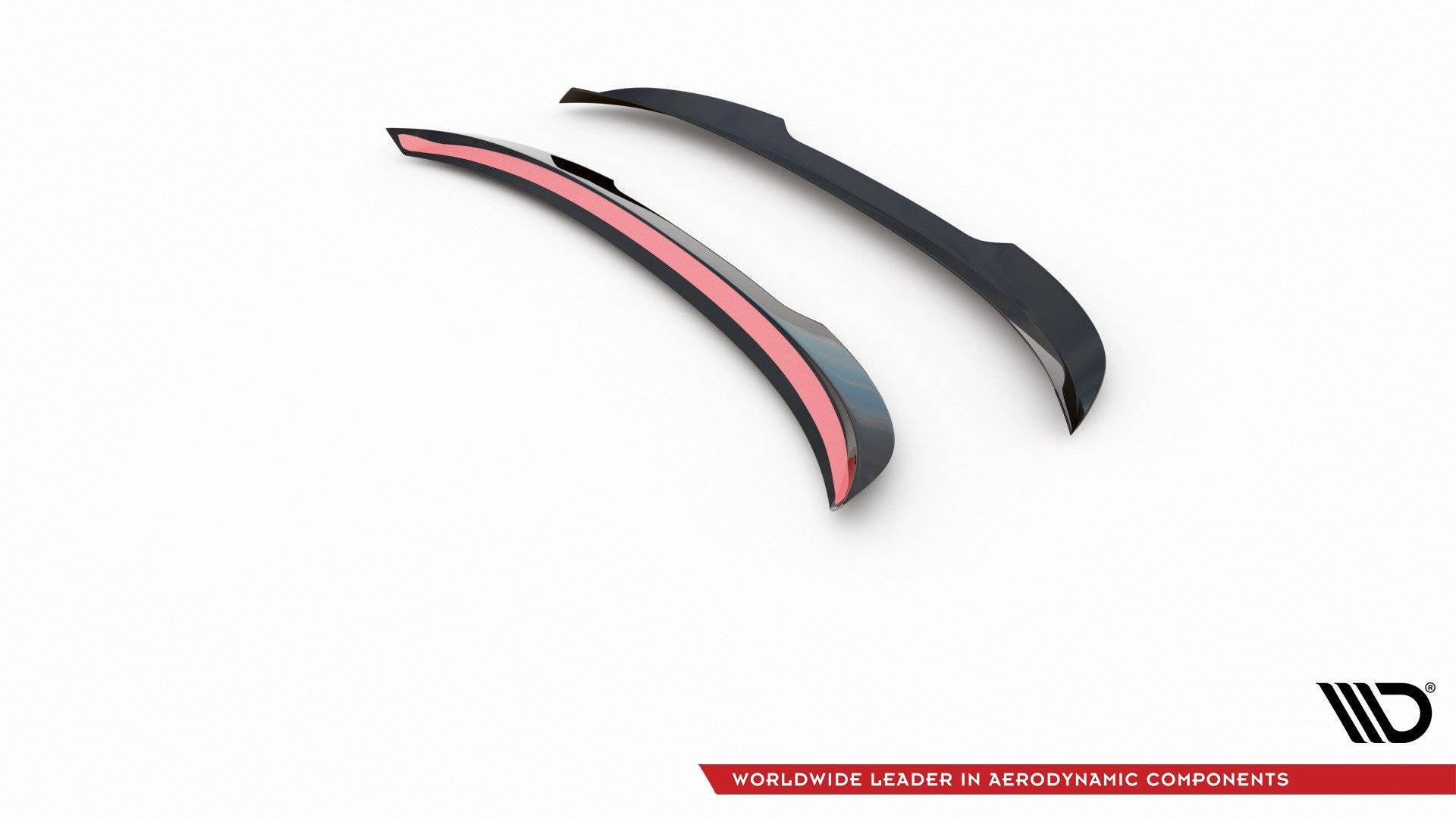 Maxton Design Spoiler CAP passend für Skoda Octavia Combi Standard / RS Mk4 / Mk4 Facelift schwarz Hochglanz